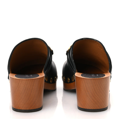 Gucci Horsebit Clog Mules 36.5 Black 6 of 13