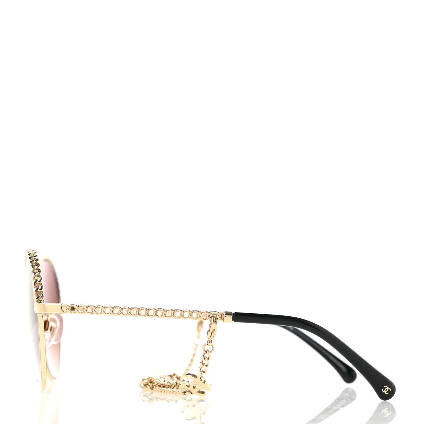 Chain Pantos Sunglasses 4242 Gold Brown