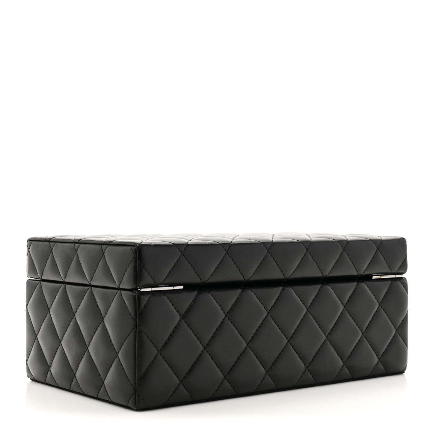 Lambskin Small Jewelry Box Black