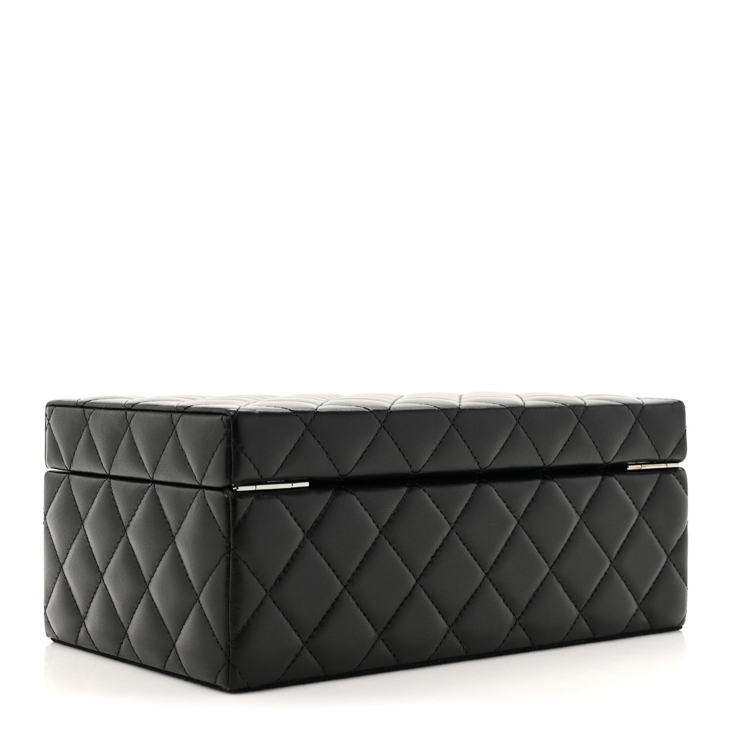 Chanel Lambskin Small Jewelry Box Black 3 of 13