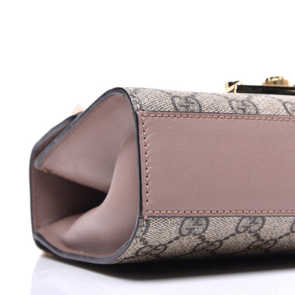 Gucci GG Supreme Monogram Studded Small Padlock Shoulder Bag Porcelain Rose 8 of 11