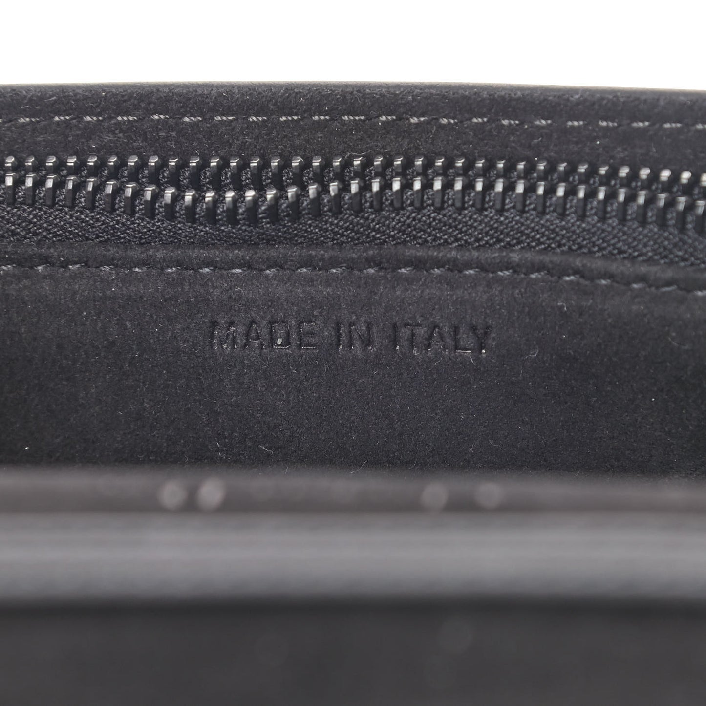 Ultra Matte Calfskin Diorama Wallet on Chain Pouch Black