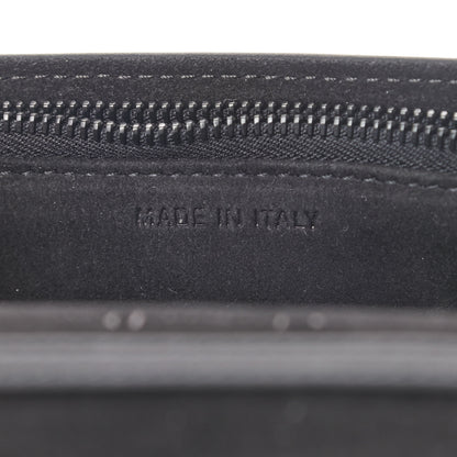 Christian Dior Ultra Matte Calfskin Diorama Wallet on Chain Pouch Black 9 of 11