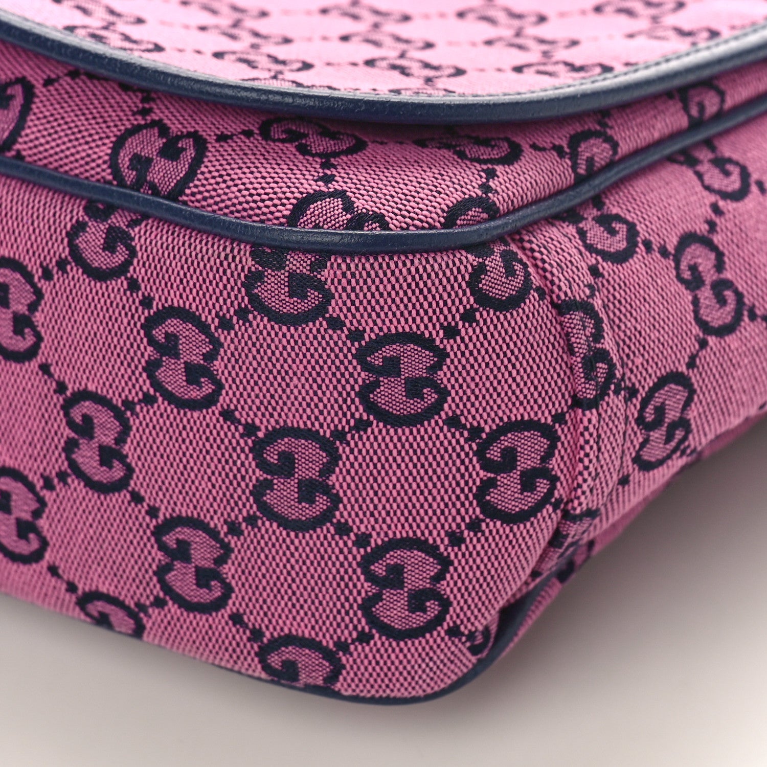 Gucci Monogram GG Childrens Messenger Bag Pink 9 of 9
