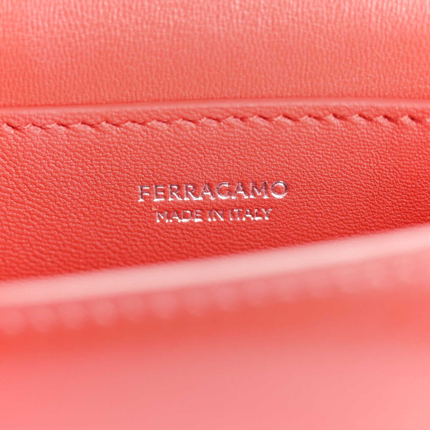 Dappled Calfskin XS Fiamma Crossbody Flame Red