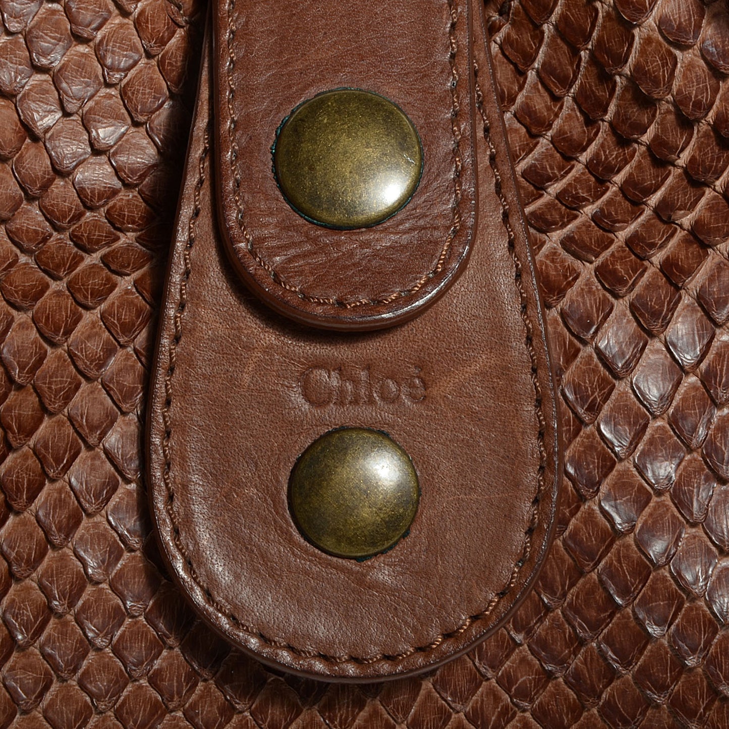 Python Silverado Shoulder Bag Brown