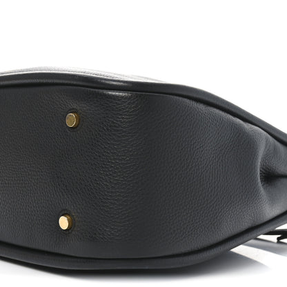 Mulberry Small Classic Grain Calfskin Leighton Black 10 of 10
