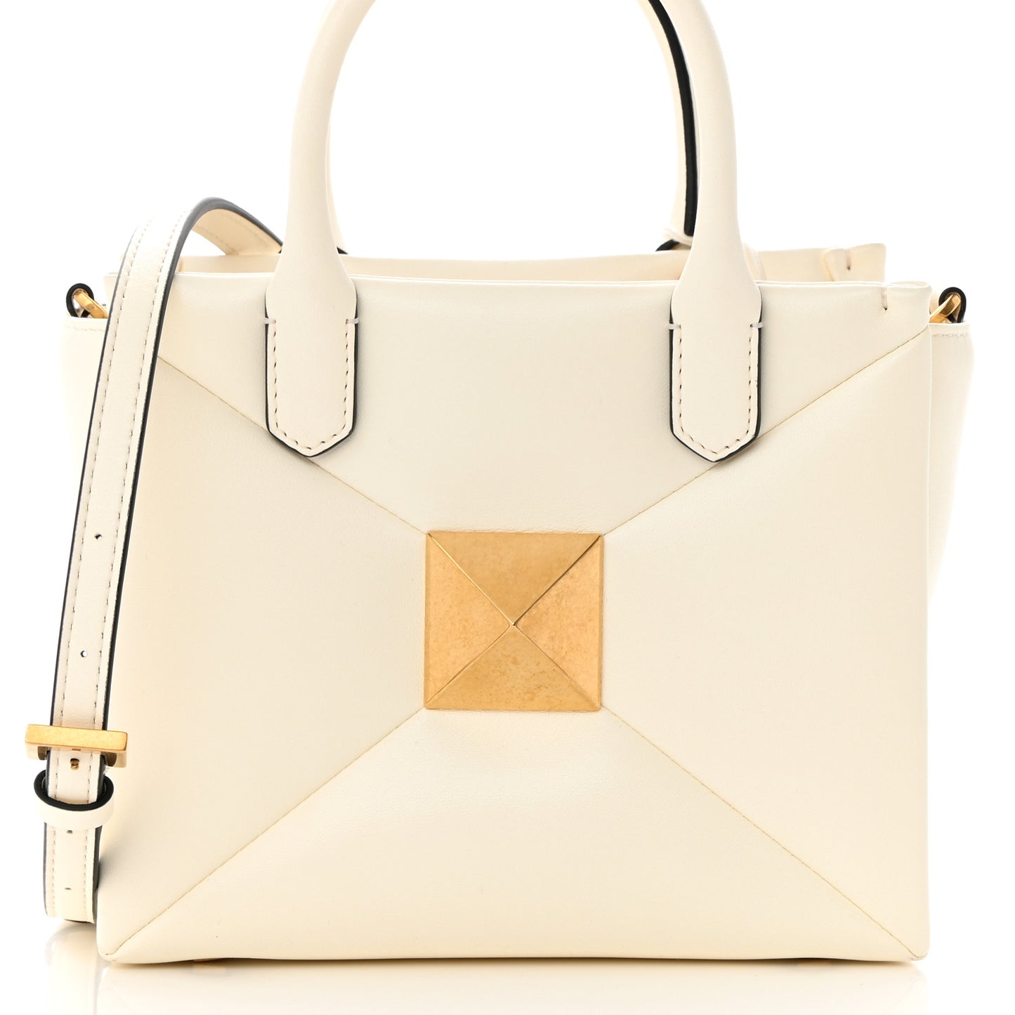 Nappa Small One Stud Handbag Ivory