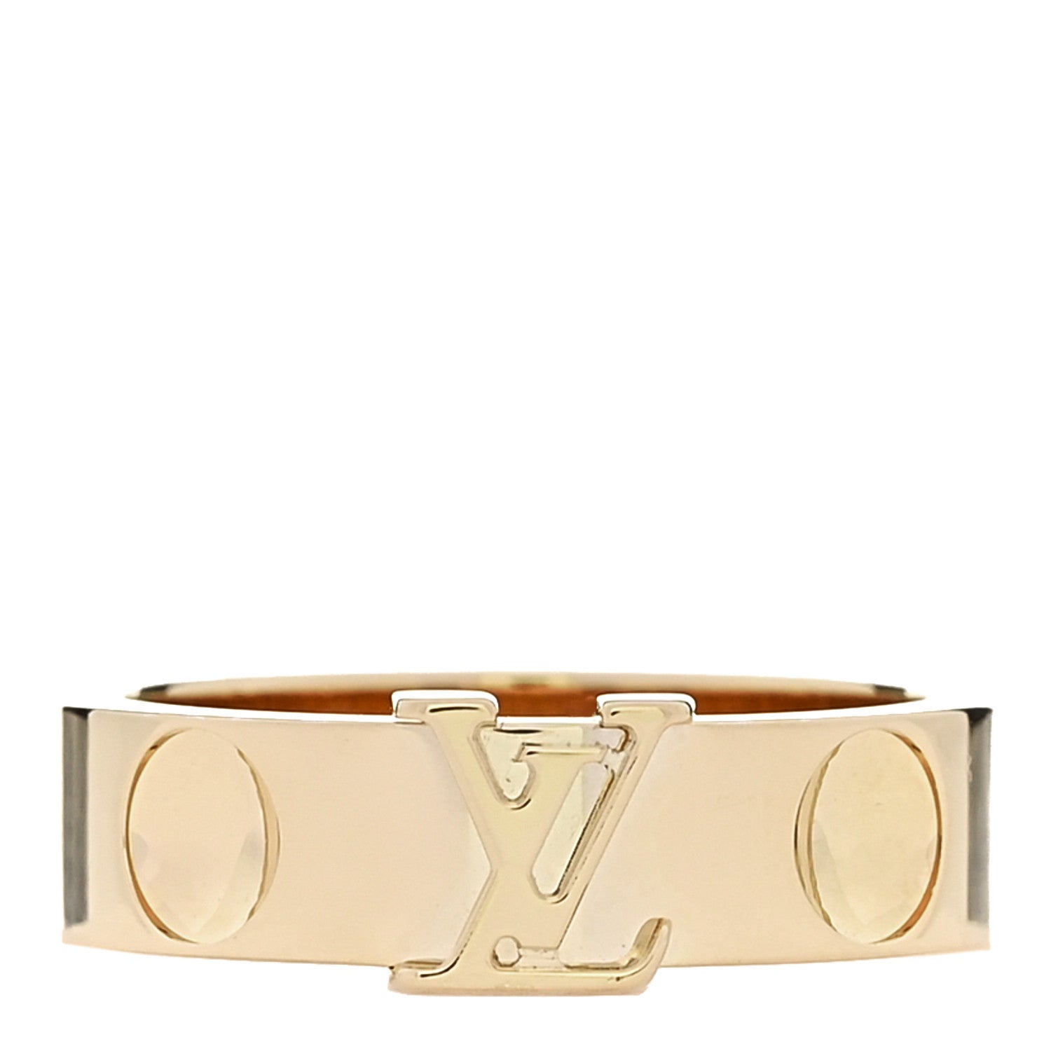 Louis Vuitton 18K Yellow Gold Empreinte LV Ring 52 6 1 of 6