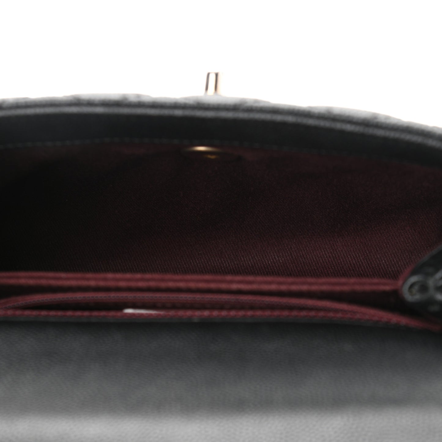 Caviar Quilted Mini Coco Handle Flap Black
