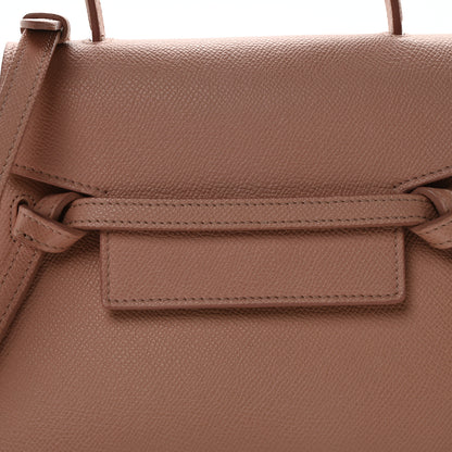 Celine Grained Calfskin Nano Belt Bag Vintage Pink 8 of 10