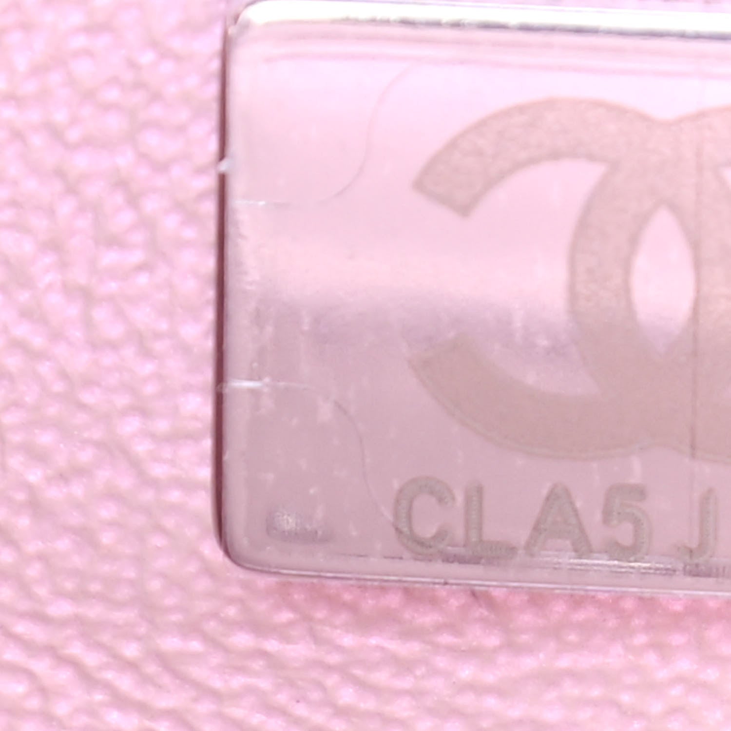 Chanel Iridescent Lambskin Quilted Mini Square Flap Pink 7 of 12