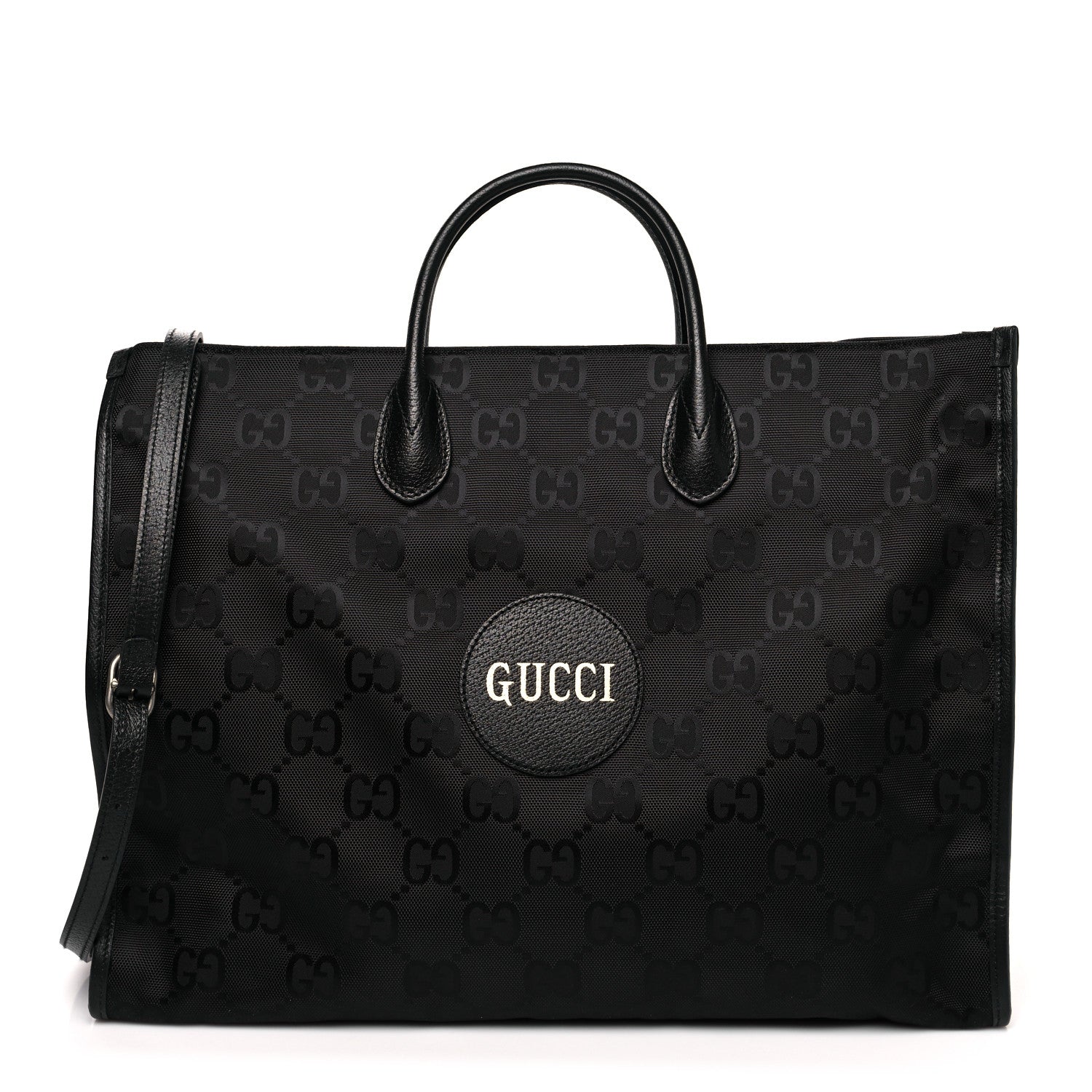 Gucci Econyl Nylon Monogram Large Off The Grid Tote Bag Black 1 of 9