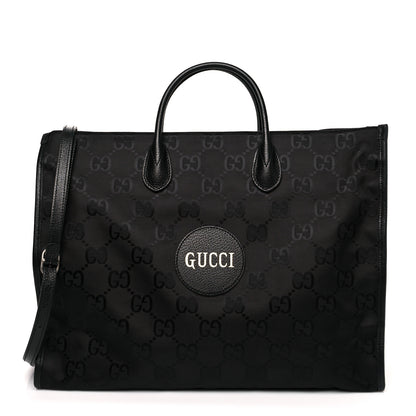Gucci Econyl Nylon Monogram Large Off The Grid Tote Bag Black 1 of 9