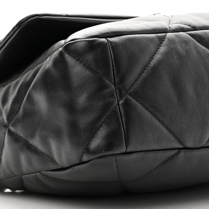 Chanel Lambskin Quilted Large Chanel 19 Flap Black 8 of 10