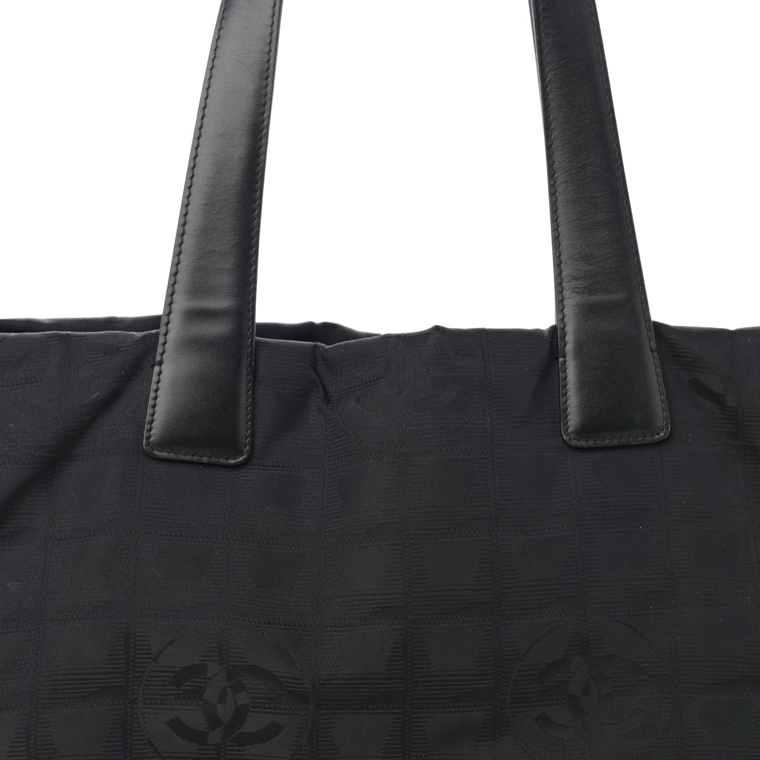 Chanel Nylon Medium Travel Tote Black 8 of 11