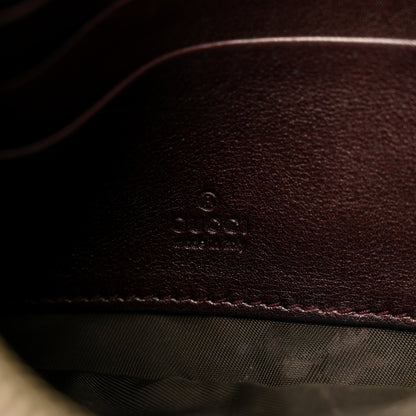 Gucci Guccissima D Gold Wristlet Bordeaux 6 of 8