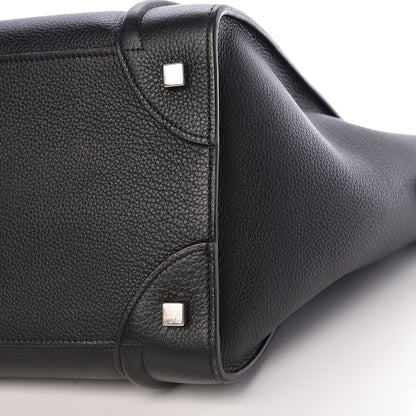 Celine Drummed Calfskin Mini Luggage Black 10 of 17