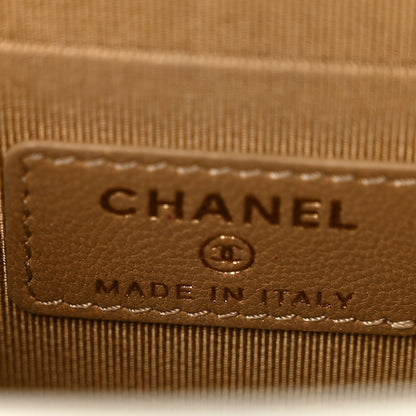 Chanel Goatskin Chic Pearls Clutch On Chain White 6 of 12