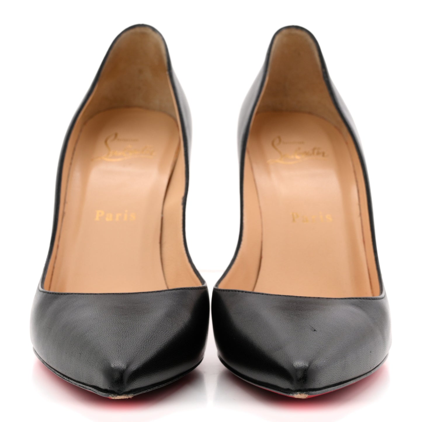 Shiny Nappa Apostrophy 100 Pumps 37.5 Black