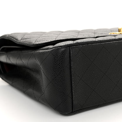 Chanel Caviar Quilted Maxi Double Flap Black 9 of 10