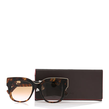 Fendi Acetate F is Fendi 51mm Cat Eye Sunglasses FF 0359/S Tortoise Camouflage 6 of 7