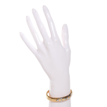 Bulgari 18K Yellow Gold Stainless Steel 10mm Parentesi Bracelet 2 of 5