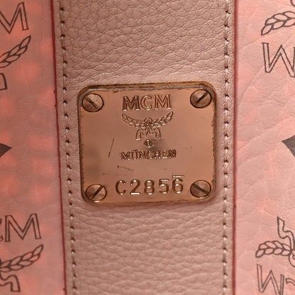 MCM Visetos Medium Liz Reversible Shopper Tote Soft Pink 9 of 16