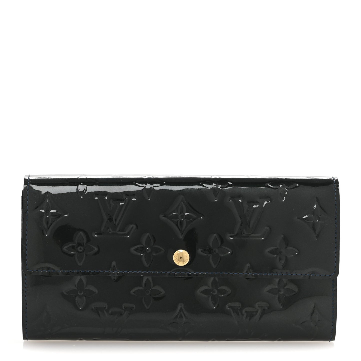 Vernis Sarah Wallet Blue Nuit