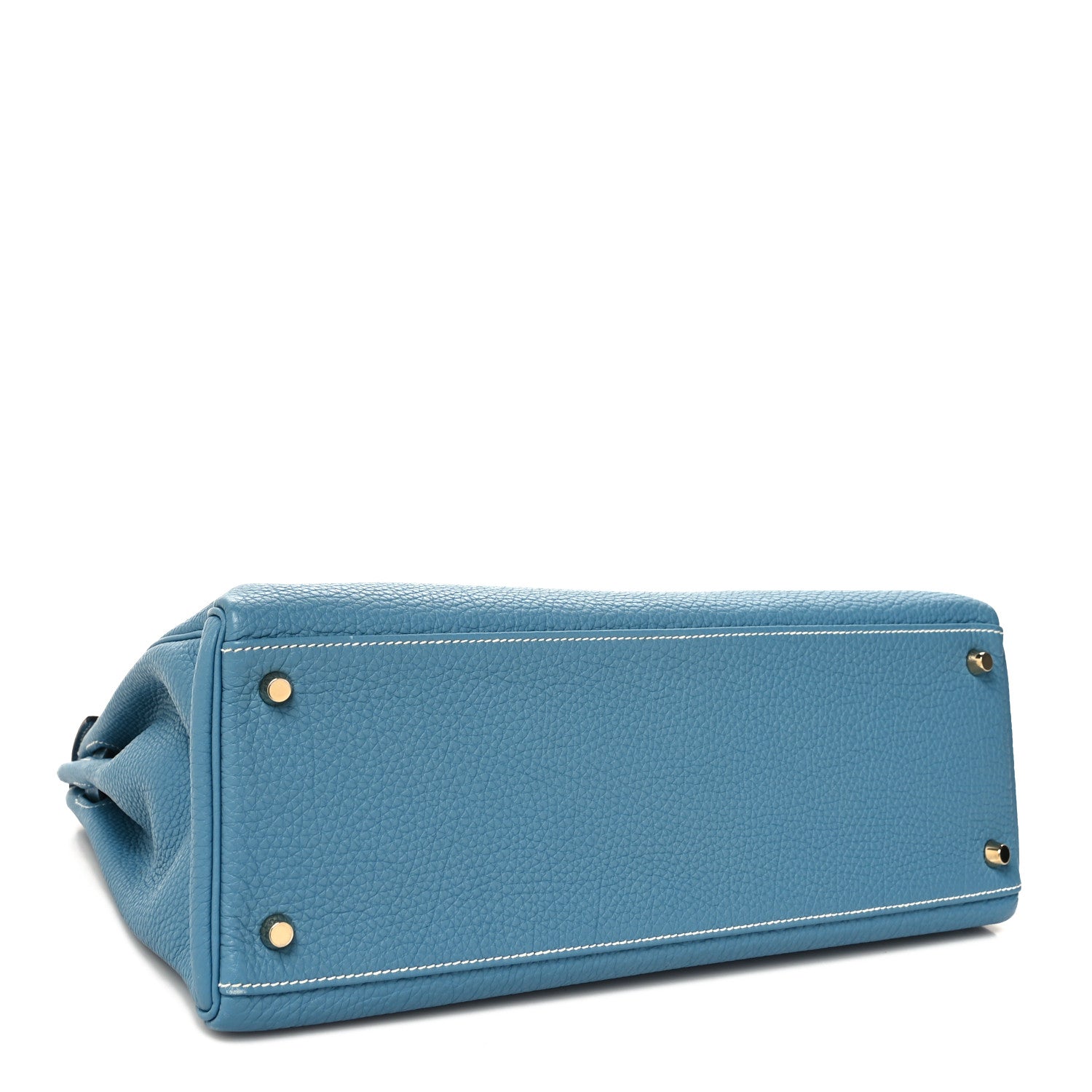 Hermes Togo Kelly Retourne 35 Blue Jean 4 of 10