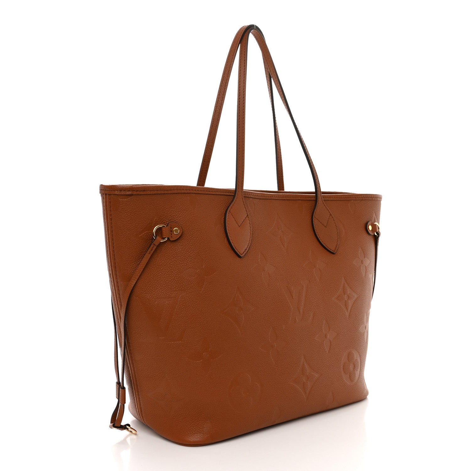 Louis Vuitton Empreinte Monogram Giant Neverfull MM Cognac 4 of 10