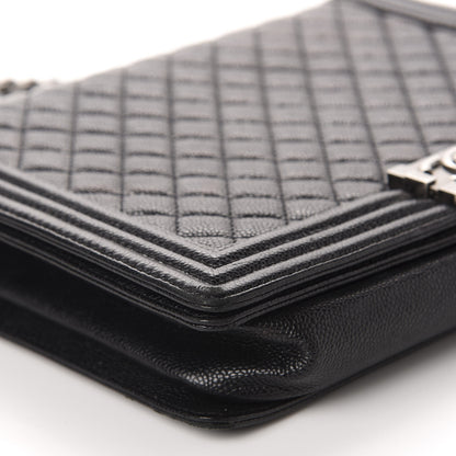 Chanel Caviar Quilted Large Boy Flap Black 7 of 11