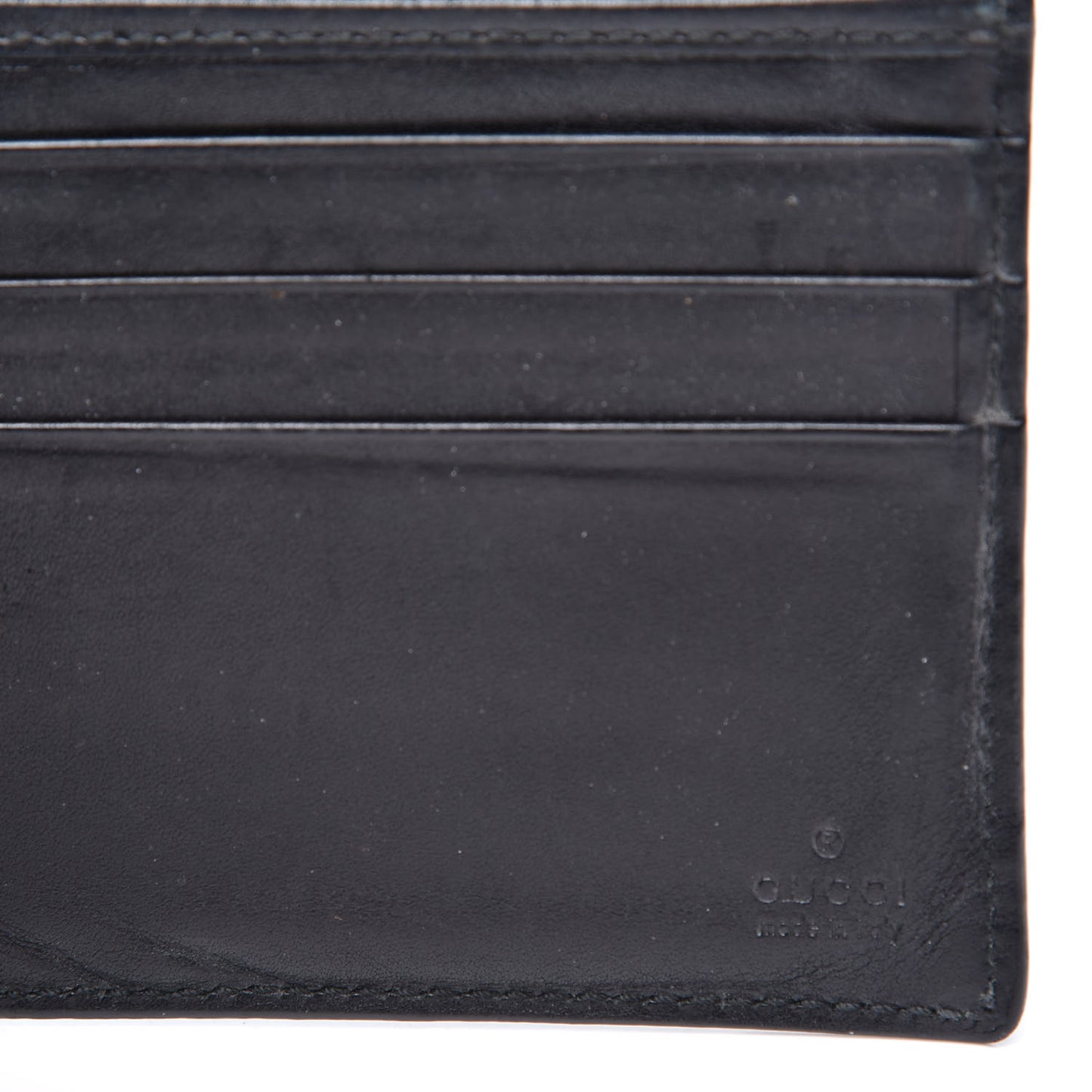 Guccissima Avel Bi-Fold Wallet Black