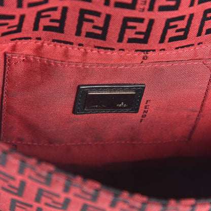 Fendi Zucca Baguette Red 6 of 10