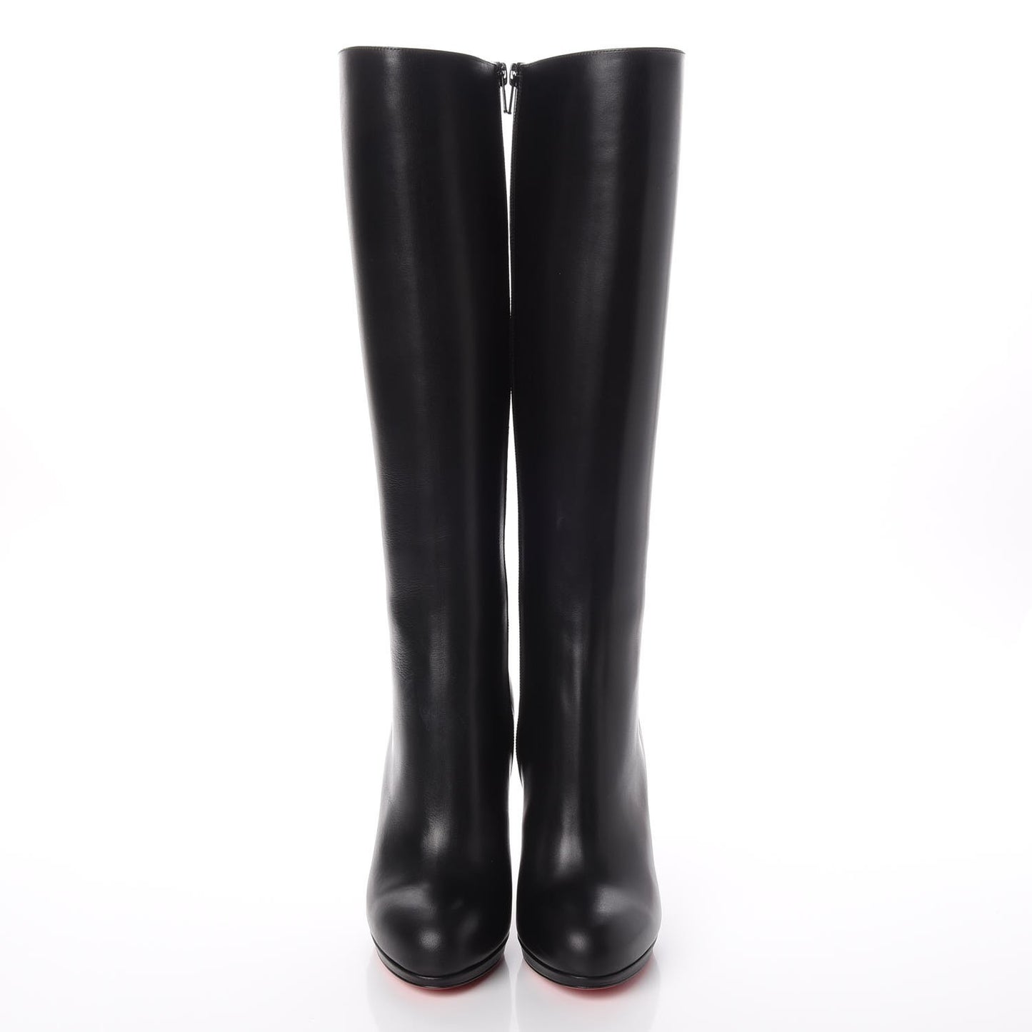 Calfskin Botalili 120 Tall Boots 38.5 Black
