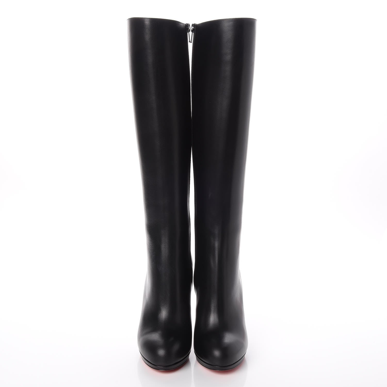 Christian Louboutin Calfskin Botalili 120 Tall Boots 38.5 Black 2 of 8