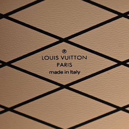Louis Vuitton Monogram Calfskin Petite Malle Black White 6 of 10