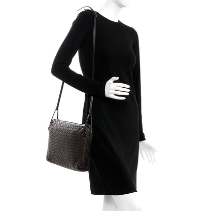 Bottega Veneta Nappa Intrecciato Pillow Crossbody Messenger Ebano 2 of 7