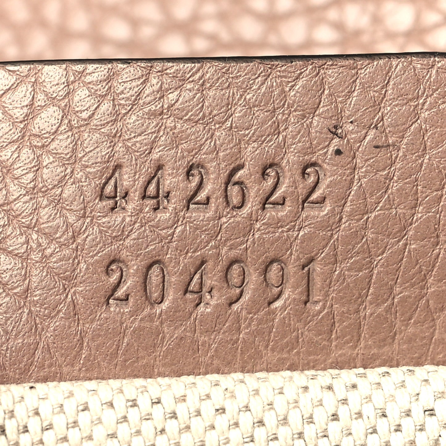 Calfskin Mini Pearly GG Marmont Top Handle Bag Porcelain Rose