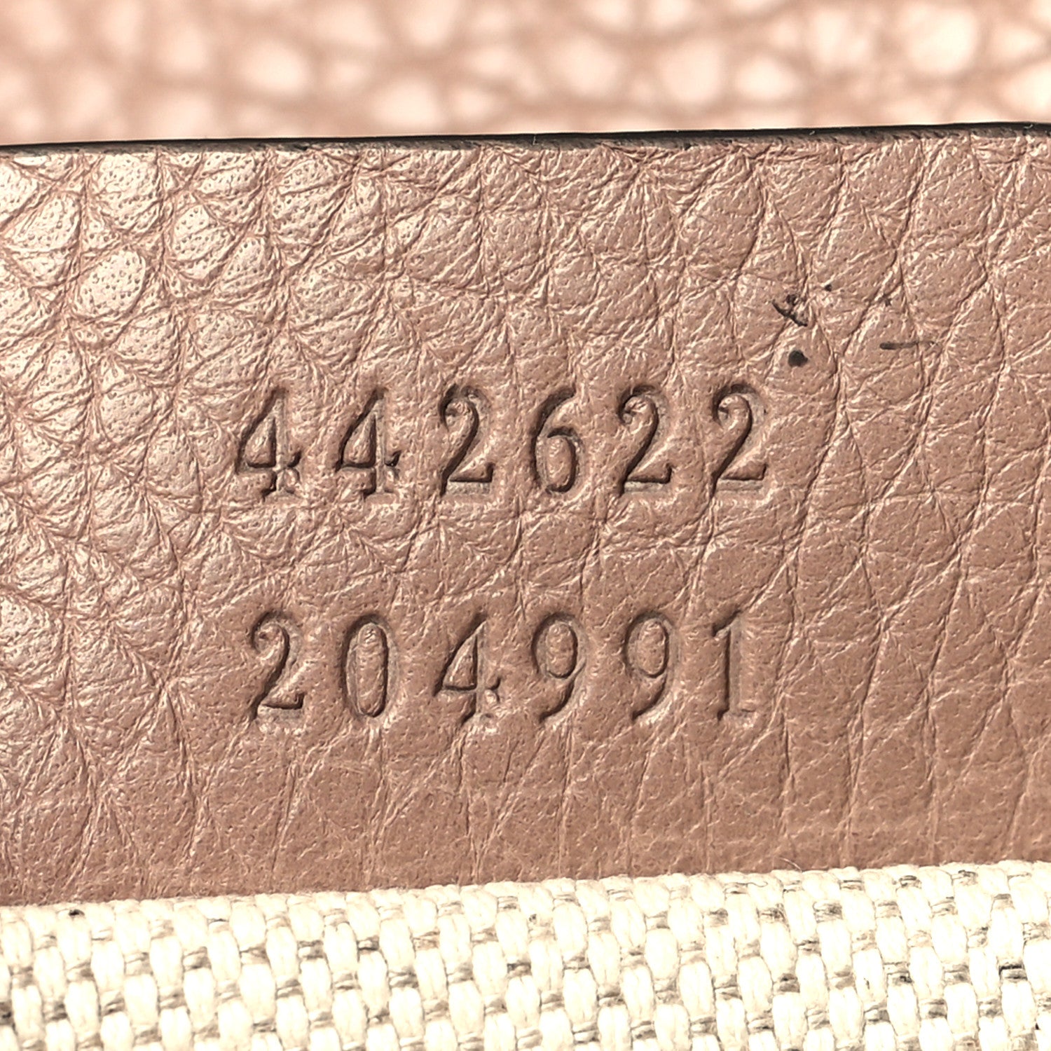 Gucci Calfskin Mini Pearly GG Marmont Top Handle Bag Porcelain Rose 7 of 10