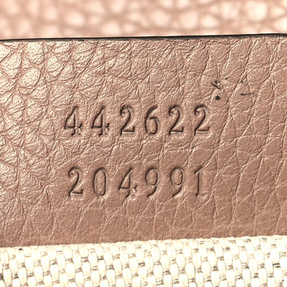 Gucci Calfskin Mini Pearly GG Marmont Top Handle Bag Porcelain Rose 7 of 10