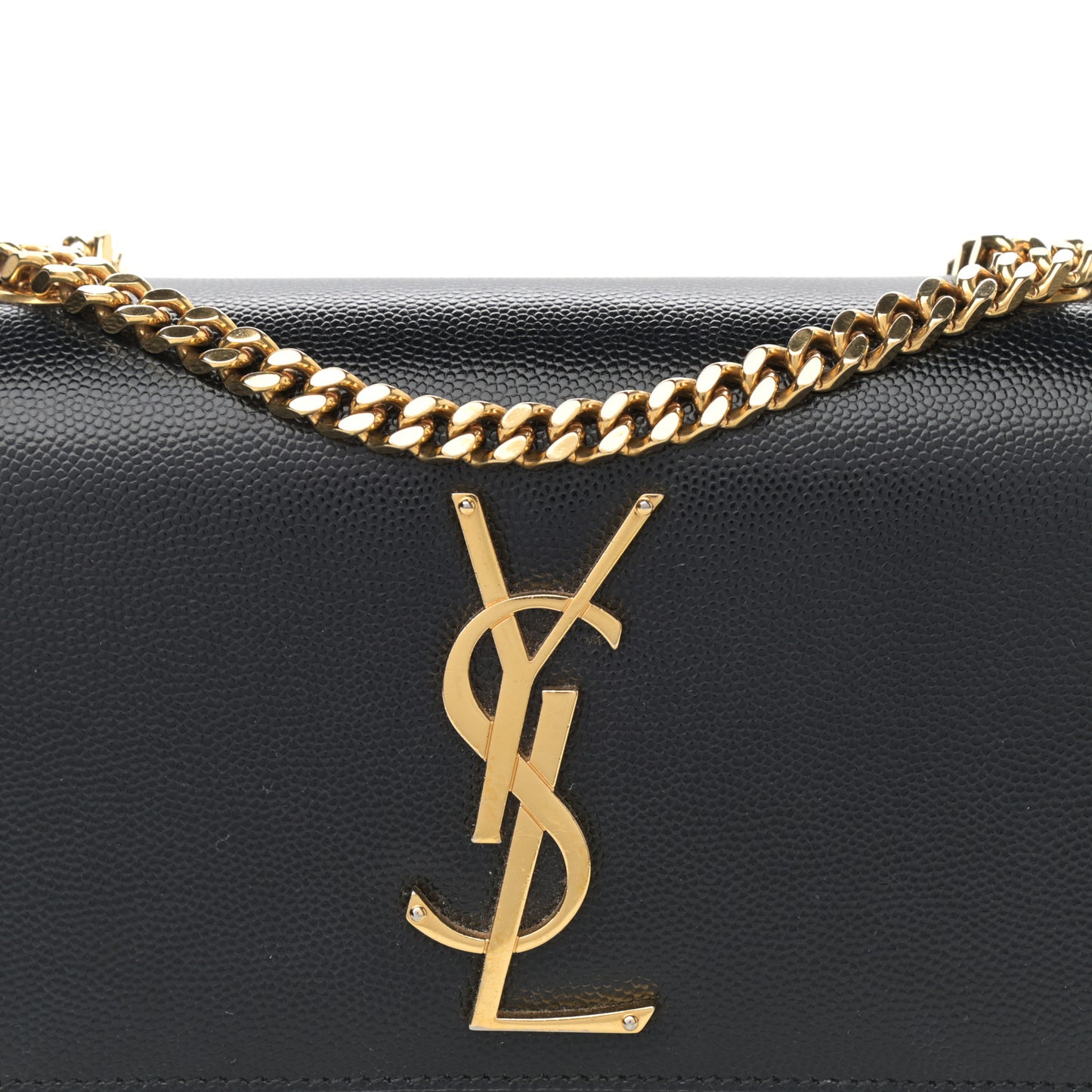 Grain De Poudre Small Monogram Kate Satchel Black