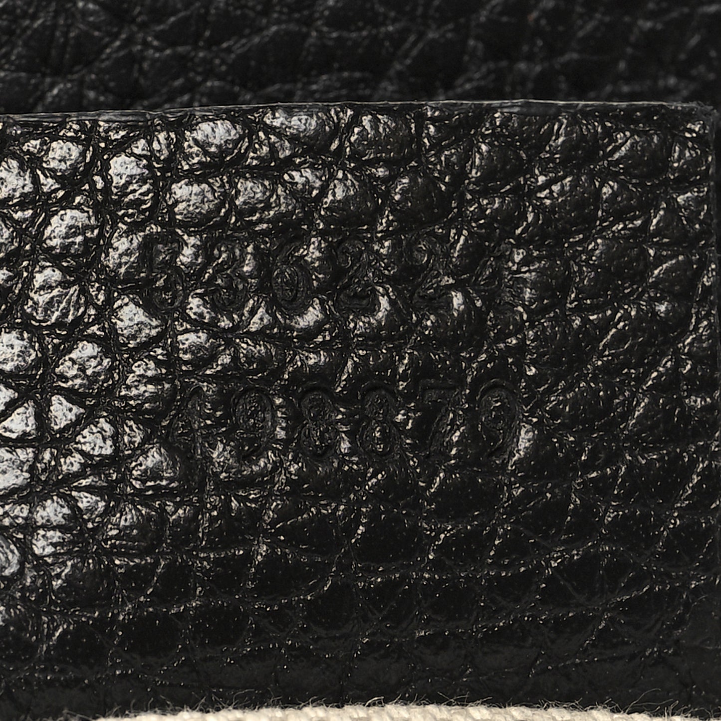 Pebbled Calfskin Medium Soho Flap Crossbody Black