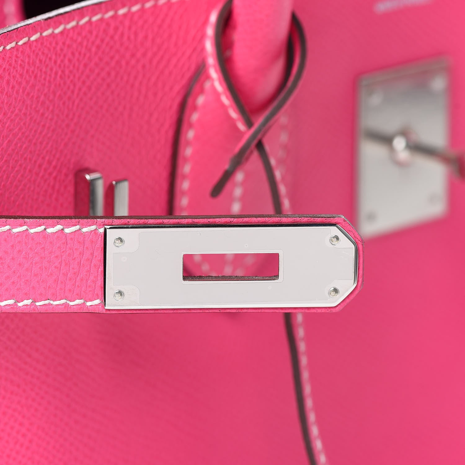 Hermes Epsom Candy Birkin 30 Rose Tyrien Rubis 19 of 30