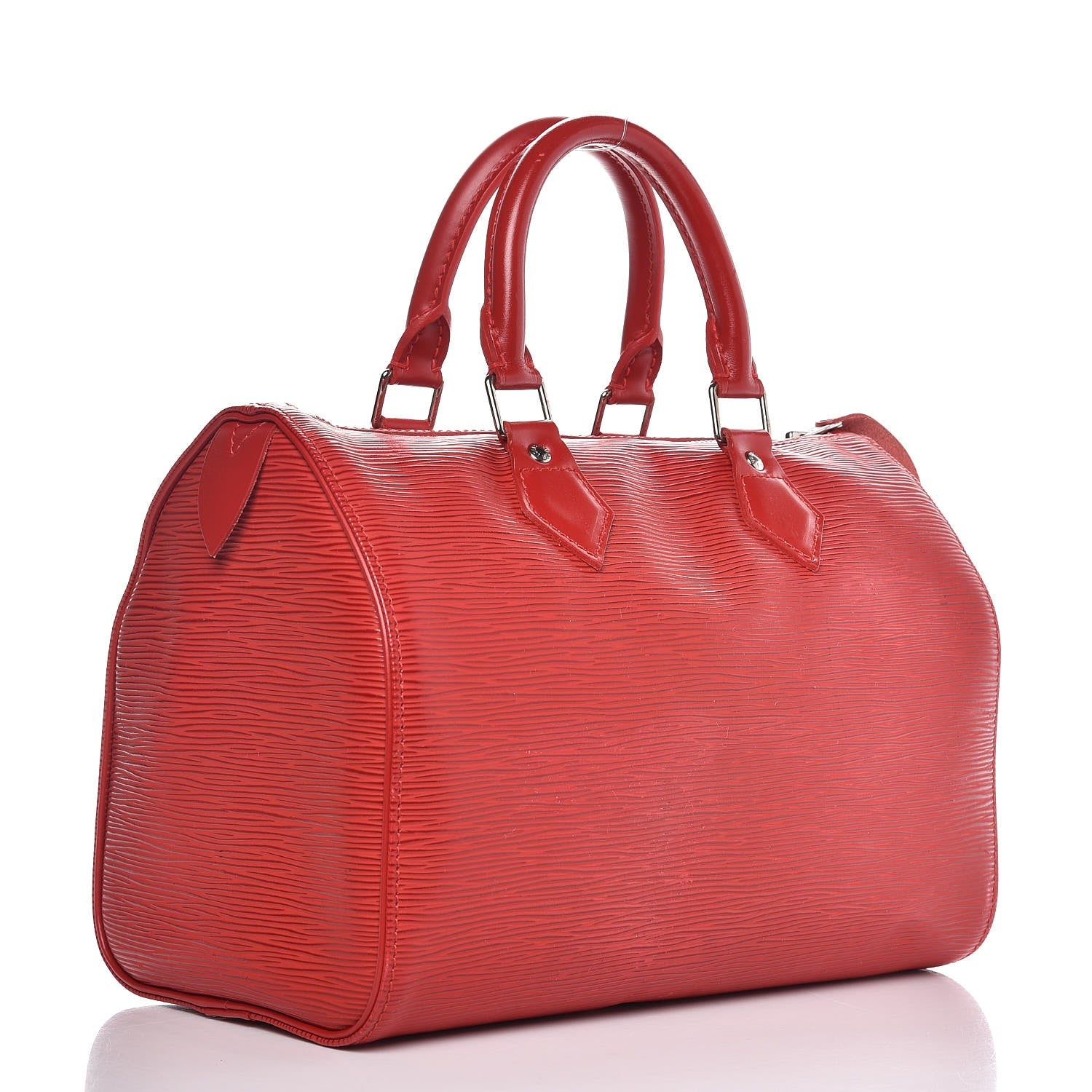 Louis Vuitton Epi Speedy 25 Rouge 3 of 11