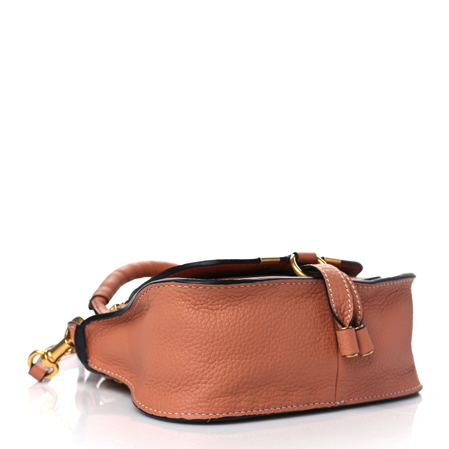Chloe Calfskin Mini Marcie Satchel Muted Brown 3 of 11