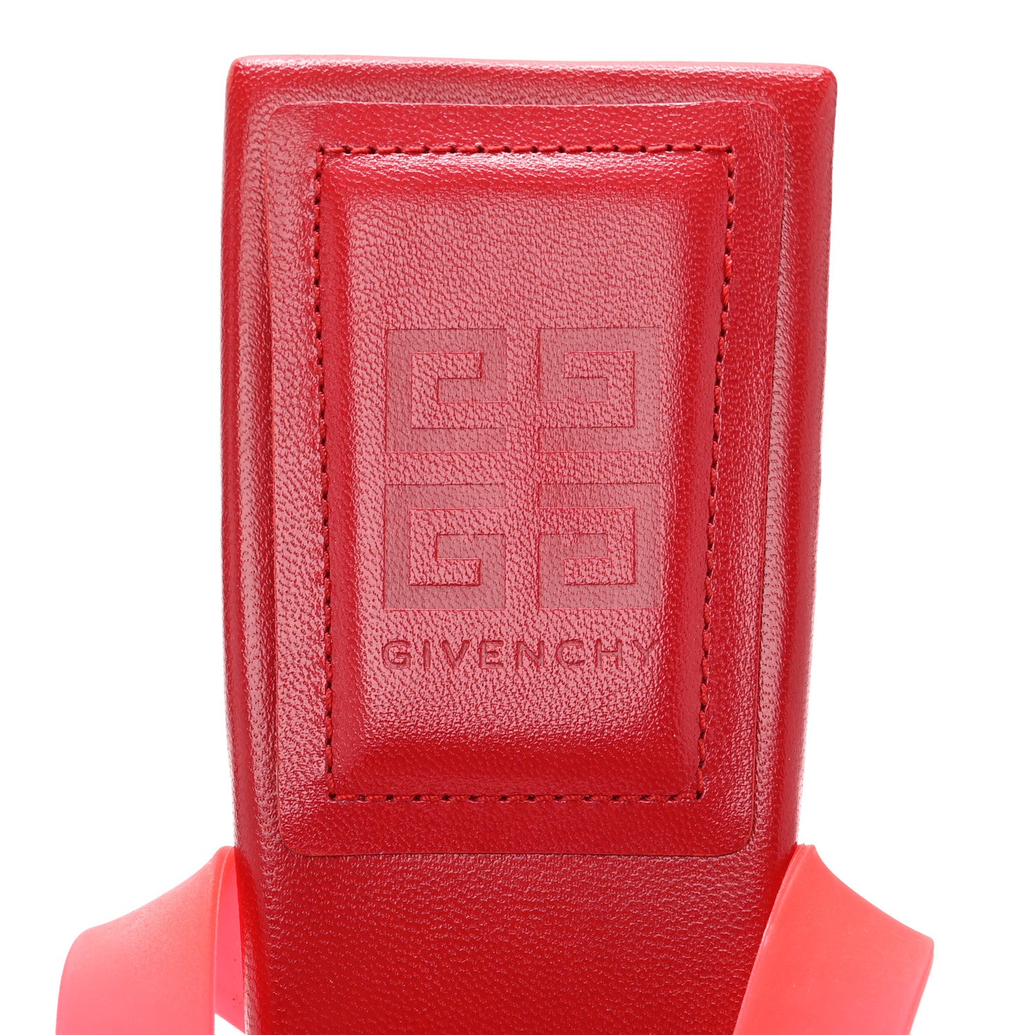 Givenchy Nappa Polyurethane G Woven Slingback 90mm Sandals 41 Dark Red 8 of 9