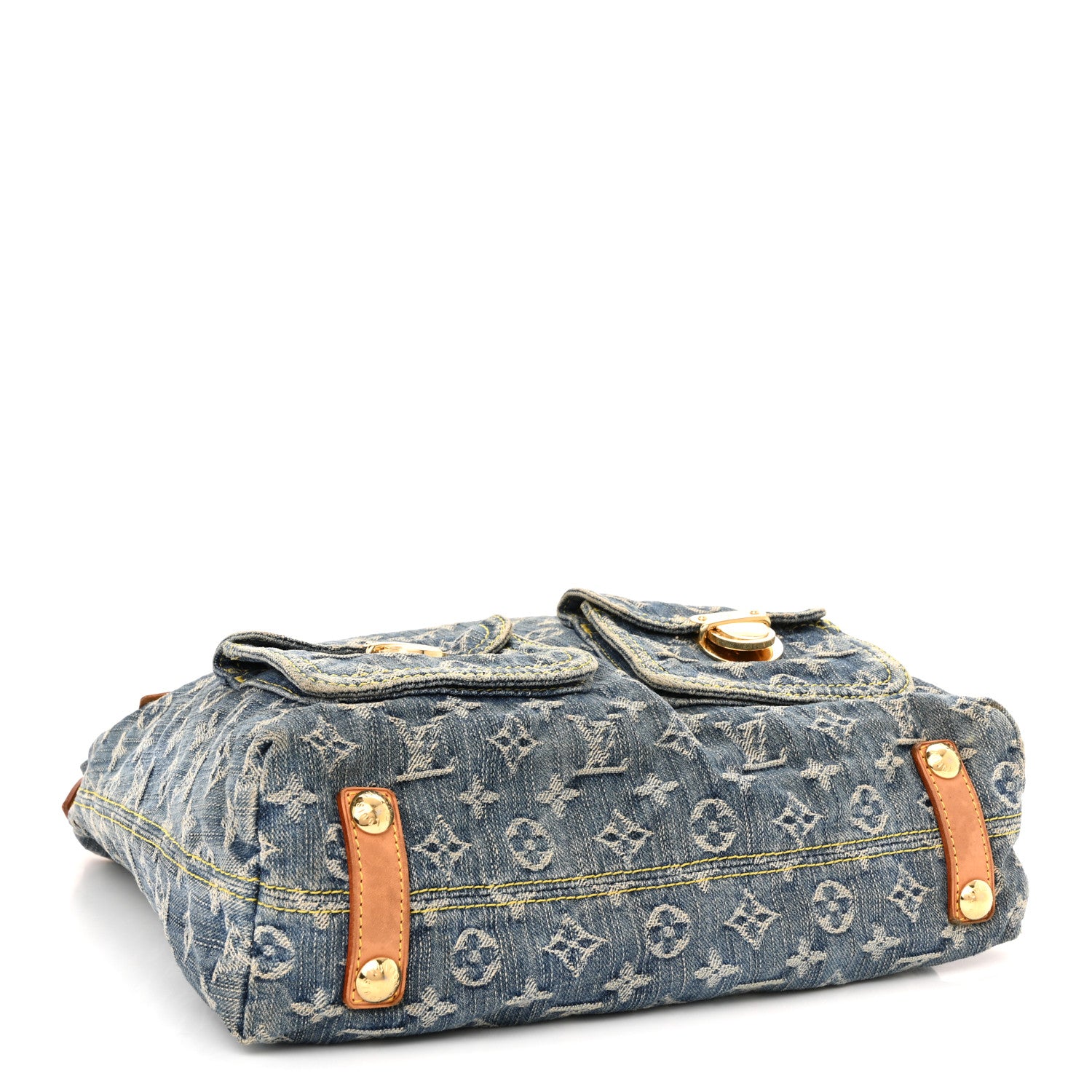 Louis Vuitton Denim Baggy GM Blue 3 of 11