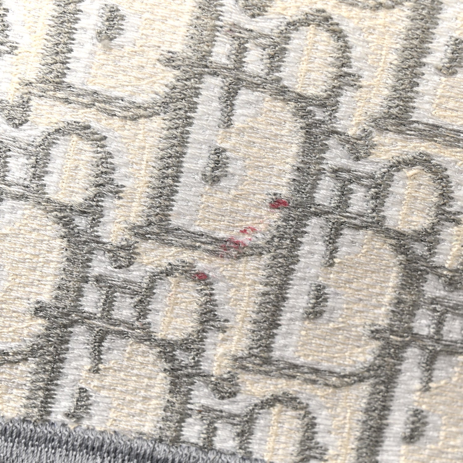 Christian Dior Oblique Embroidered Saddle Bag Gray 13 of 13