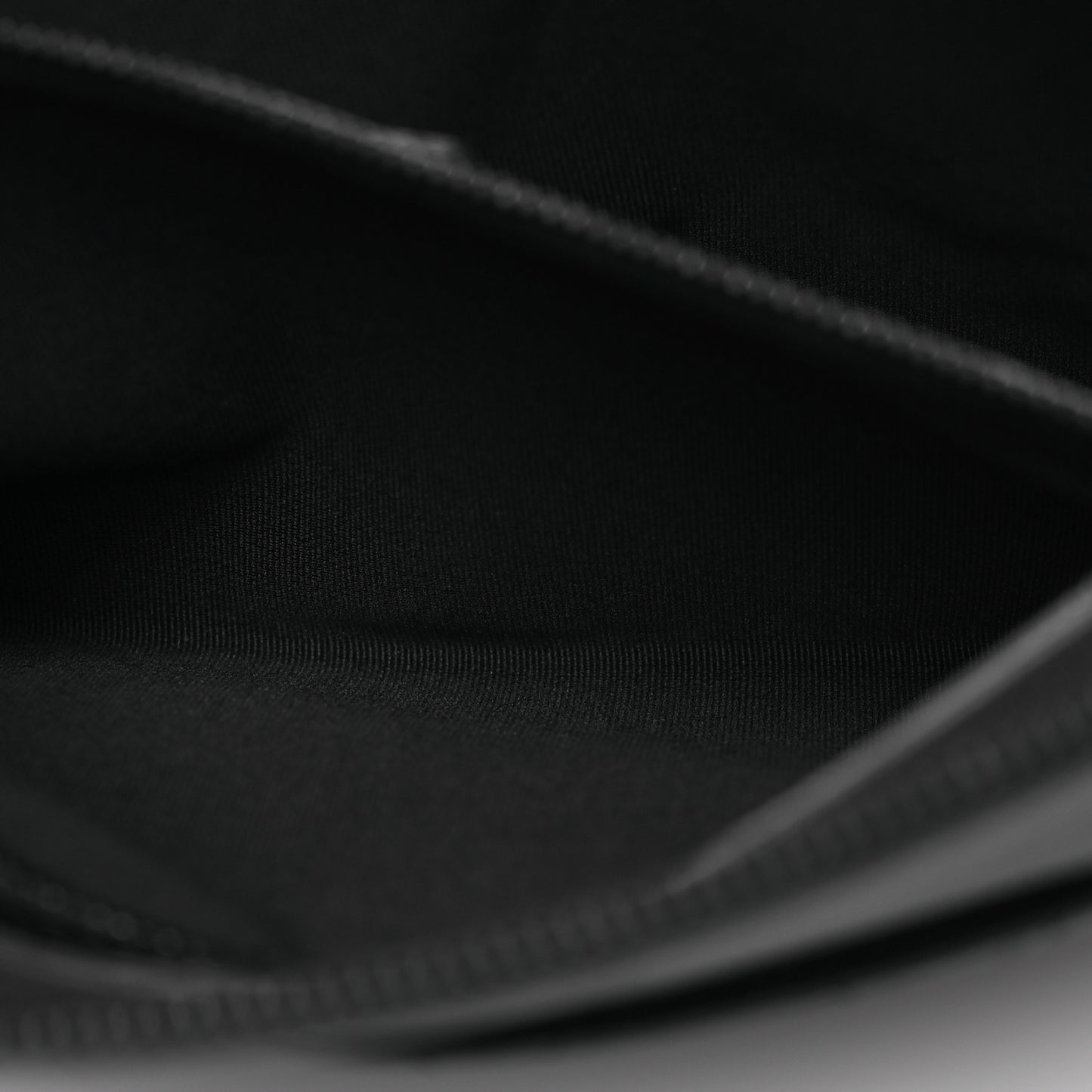 Calfskin Quilted Stitched CC Medium Cosmetic Case Black